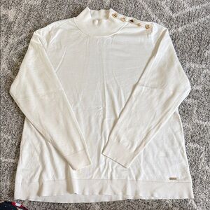Calvin Klein Cream Knit Sweater